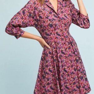 Anthropologie Maeve Claris Shirtdress